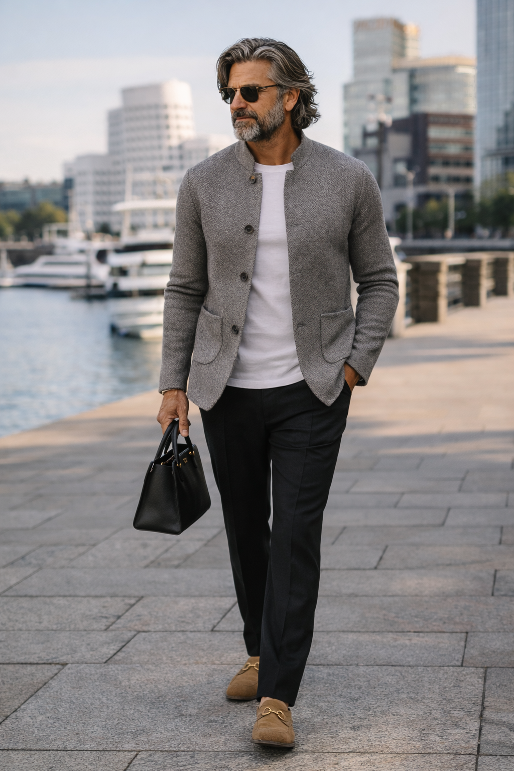 Tobias – Struktur Strickcardigan