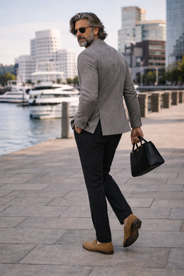 Tobias – Struktur Strickcardigan