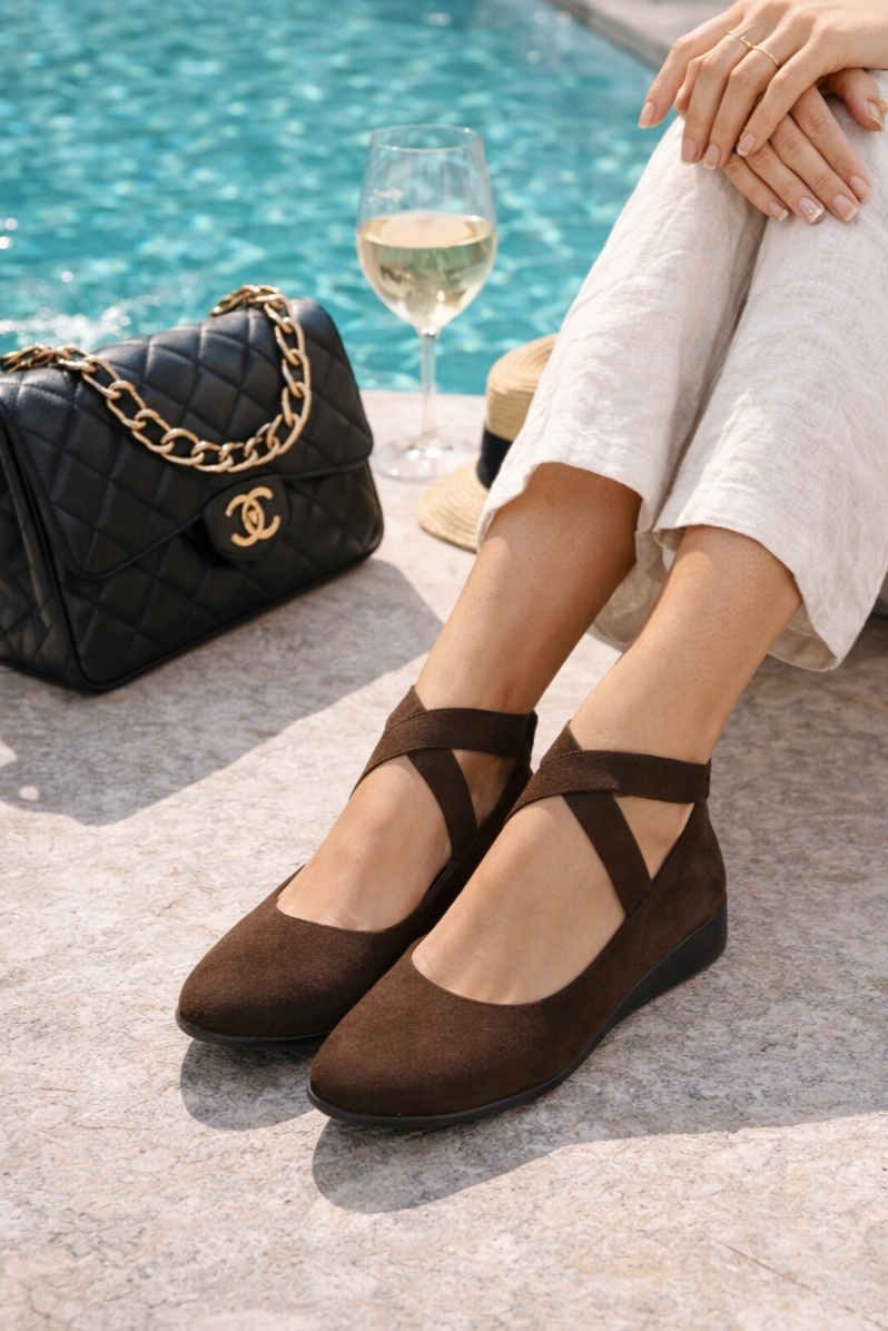 Sabine – Keilabsatz Ballerinas