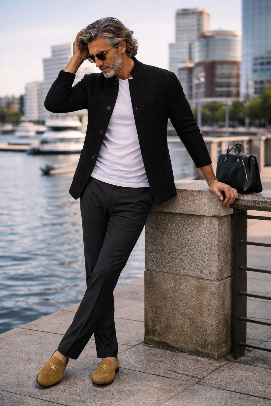 Tobias – Struktur Strickcardigan