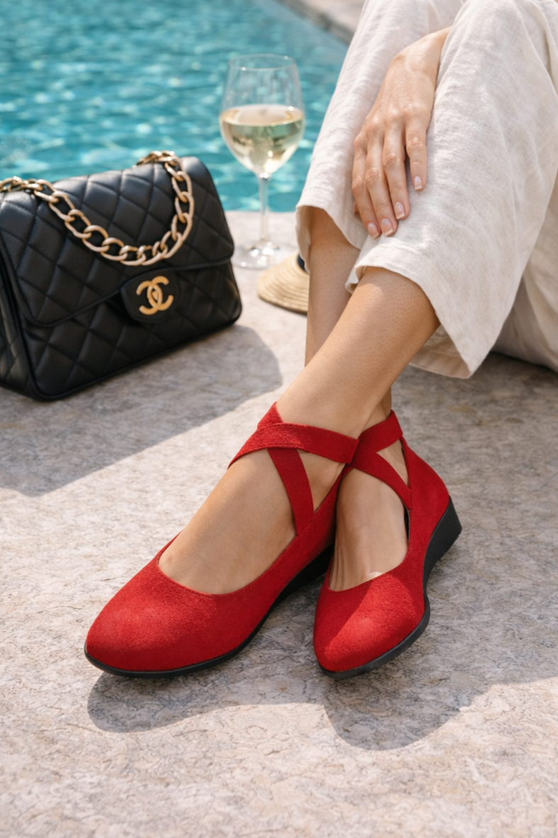 Sabine – Keilabsatz Ballerinas