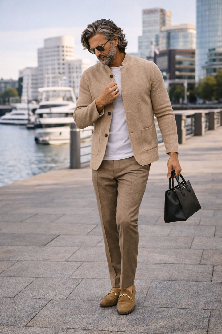 Tobias – Struktur Strickcardigan